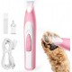 oneisall Paw Trimmer for Dogs with LED Light, Quiet Dog Paws Trimmer, Paw Trim Pro dr Paws, Rechargeable Clipper, Dog Clippers for Paws, Eyes, Ears, Face