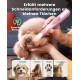 oneisall Paw Trimmer for Dogs with LED Light, Quiet Dog Paws Trimmer, Paw Trim Pro dr Paws, Rechargeable Clipper, Dog Clippers for Paws, Eyes, Ears, Face