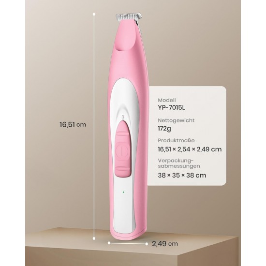 oneisall Paw Trimmer for Dogs with LED Light, Quiet Dog Paws Trimmer, Paw Trim Pro dr Paws, Rechargeable Clipper, Dog Clippers for Paws, Eyes, Ears, Face oneisall Paw Trimmer for Dogs with LED Light, Quiet Dog Paws Trimmer, Paw Trim Pro dr Paws, Rechargeable Clipper, Dog Clippers for Paws, Eyes, Ears, Face
