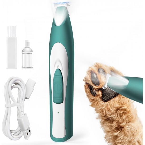 oneisall Paw Trimmer for Dogs with LED Light, Quiet Dog Paws Trimmer, Paw Trim Pro dr Paws, Rechargeable Clipper, Dog Clippers for Paws, Eyes, Ears, Face oneisall Paw Trimmer for Dogs with LED Light, Quiet Dog Paws Trimmer, Paw Trim Pro dr Paws, Rechargeable Clipper, Dog Clippers for Paws, Eyes, Ears, Face