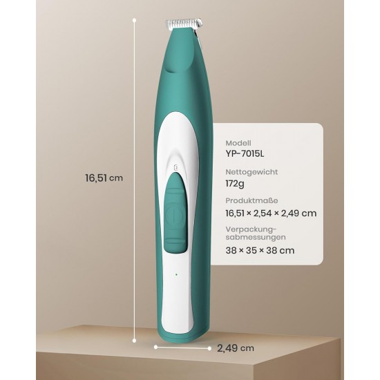 oneisall Paw Trimmer for Dogs with LED Light, Quiet Dog Paws Trimmer, Paw Trim Pro dr Paws, Rechargeable Clipper, Dog Clippers for Paws, Eyes, Ears, Face oneisall Paw Trimmer for Dogs with LED Light, Quiet Dog Paws Trimmer, Paw Trim Pro dr Paws, Rechargeable Clipper, Dog Clippers for Paws, Eyes, Ears, Face
