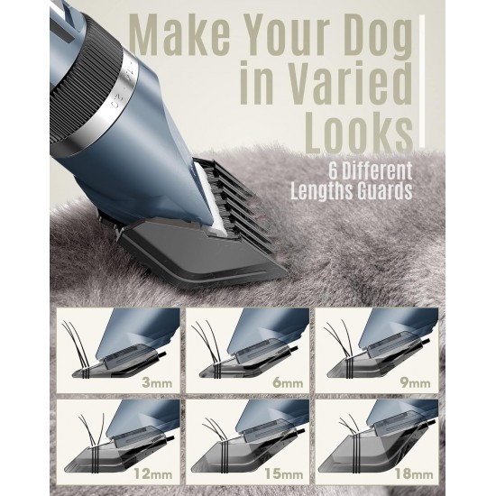 oneisall Quiet Dog Clipper Professional Clipper Dog Cat Pet Hair Clipper Electric Dog Trimmer Cordless Hair Clipper (Gold) oneisall Quiet Dog Clipper Professional Clipper Dog Cat Pet Hair Clipper Electric Dog Trimmer Cordless Hair Clipper (Gold)