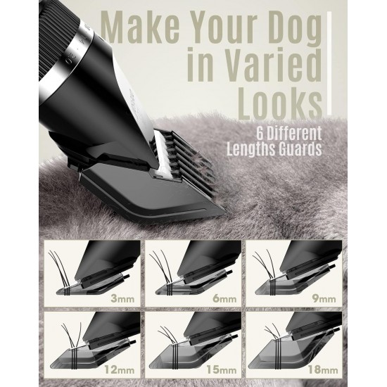 oneisall Quiet Dog Clipper Professional Clipper Dog Cat Pet Hair Clipper Electric Dog Trimmer Cordless Hair Clipper (Gold) oneisall Quiet Dog Clipper Professional Clipper Dog Cat Pet Hair Clipper Electric Dog Trimmer Cordless Hair Clipper (Gold)