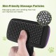 pecute Dog Brush, Cat Brush, Pet Brush, Self-Cleaning Slicker Brush, Dog Comb Fur Brush, Massage Grooming Brush for Cats, Dogs, Long Hair (Large, Black)