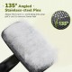 pecute Dog Brush, Cat Brush, Pet Brush, Self-Cleaning Slicker Brush, Dog Comb Fur Brush, Massage Grooming Brush for Cats, Dogs, Long Hair (Large, Black)