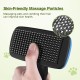 pecute Dog Brush, Cat Brush, Pet Brush, Self-Cleaning Slicker Brush, Dog Comb Fur Brush, Massage Grooming Brush for Cats, Dogs, Long Hair (Large, Black)