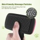 pecute Dog Brush, Cat Brush, Pet Brush, Self-Cleaning Slicker Brush, Dog Comb Fur Brush, Massage Grooming Brush for Cats, Dogs, Long Hair (Large, Black)