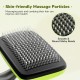 pecute Dog Brush, Cat Brush, Pet Brush, Self-Cleaning Slicker Brush, Dog Comb Fur Brush, Massage Grooming Brush for Cats, Dogs, Long Hair (Large, Black)