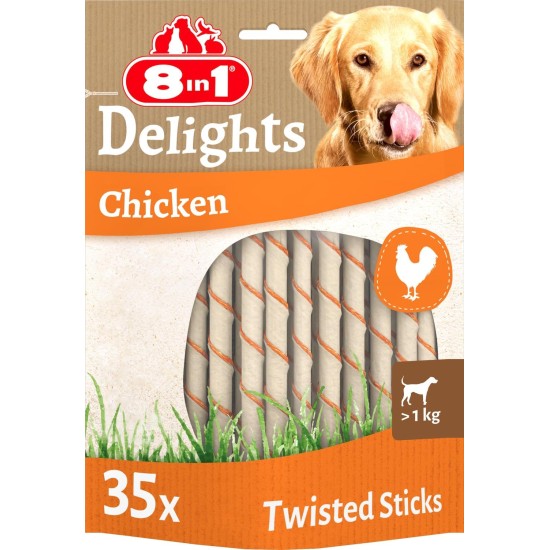 8in1 Delights Pro Dental Healthy Chew Bone Chew Sticks for Dogs for Dental Care Various Sizes: 8in1 Delights Pro Dental Healthy Chew Bone Chew Sticks for Dogs for Dental Care Various Sizes: