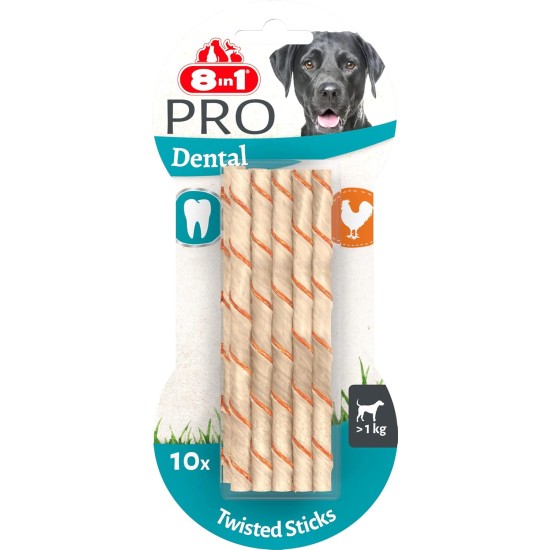 8in1 Delights Pro Dental Healthy Chew Bone Chew Sticks for Dogs for Dental Care Various Sizes: 8in1 Delights Pro Dental Healthy Chew Bone Chew Sticks for Dogs for Dental Care Various Sizes: