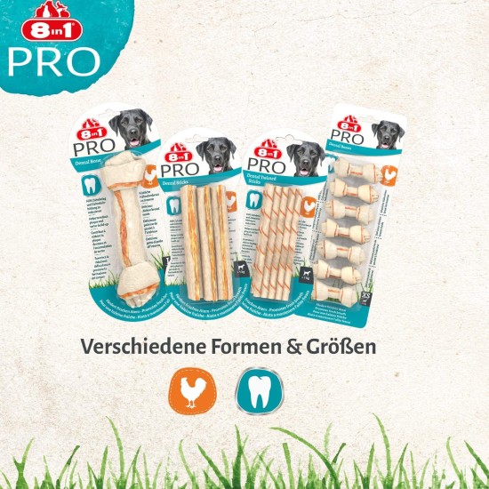 8in1 Delights Pro Dental Healthy Chew Bone Chew Sticks for Dogs for Dental Care Various Sizes: 8in1 Delights Pro Dental Healthy Chew Bone Chew Sticks for Dogs for Dental Care Various Sizes: