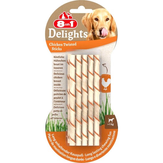 8in1 Delights Pro Dental Healthy Chew Bone Chew Sticks for Dogs for Dental Care Various Sizes: 8in1 Delights Pro Dental Healthy Chew Bone Chew Sticks for Dogs for Dental Care Various Sizes: