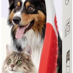 BEAPHAR - Toothbrush for dogs and cats - Removes plaque - Thorough cleaning - Double head toothbrush - Special bristle cut - Ergonomic handle BEAPHAR - Toothbrush for dogs and cats - Removes plaque - Thorough cleaning - Double head toothbrush - Special bristle cut - Ergonomic handle