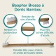 Beaphar Bamboo Toothbrush - Double-Sided Brush for Dogs and Cats - Pack of 1 Beaphar Bamboo Toothbrush - Double-Sided Brush for Dogs and Cats - Pack of 1
