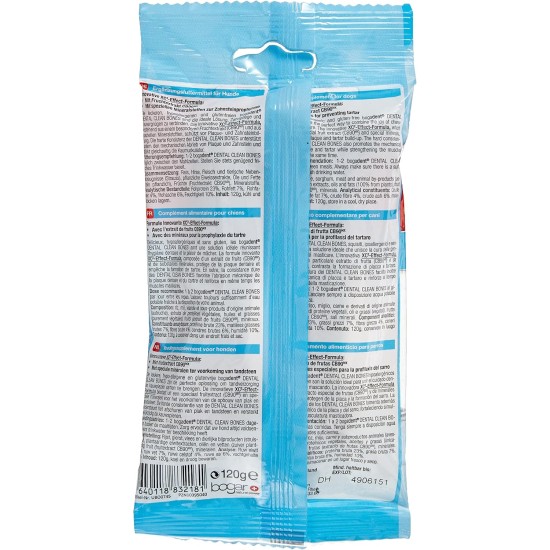 Bogar AG Bogadent Dental Clean Bones for Dogs, 60 g, Pack of 2 Bogar AG Bogadent Dental Clean Bones for Dogs, 60 g, Pack of 2