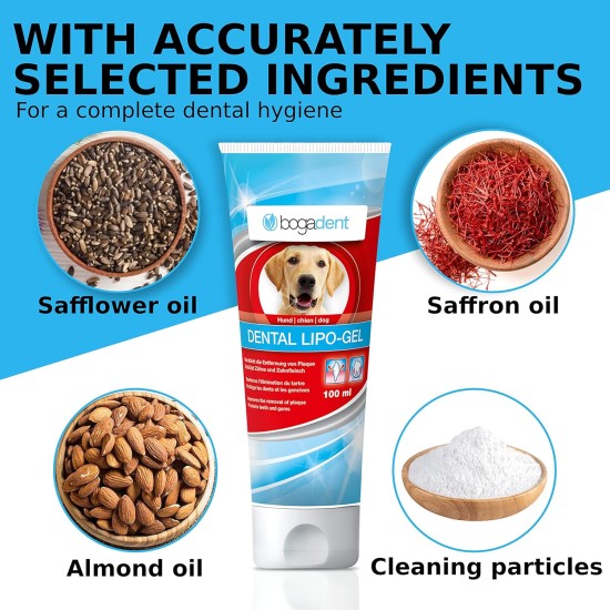 Bogar AG Bogadent Dental Lipo Gel for Dogs, 100 ml Bogar AG Bogadent Dental Lipo Gel for Dogs, 100 ml