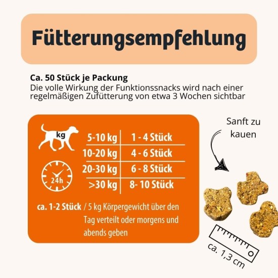 BugBell Grain-Free Dog Snack for Bones & Joints 60 g, for Osteoarthritis, Patella Luxation, with Green-Lipped Mussel & Spirulina & Willow Bark & Devil's Claw BugBell Grain-Free Dog Snack for Bones & Joints 60 g, for Osteoarthritis, Patella Luxation, with Green-Lipped Mussel & Spirulina & Willow Bark & Devil's Claw