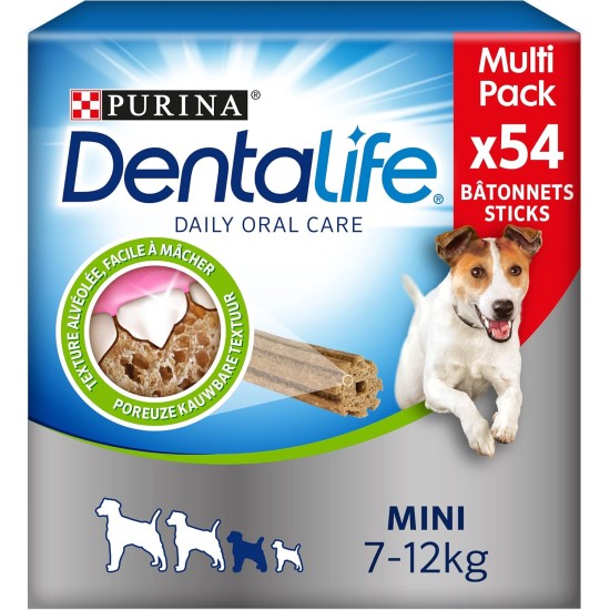 DENTALIFE Mini Multipack - 54 Chews for Small Dogs - 882 g - Daily Oral Hygiene DENTALIFE Mini Multipack - 54 Chews for Small Dogs - 882 g - Daily Oral Hygiene