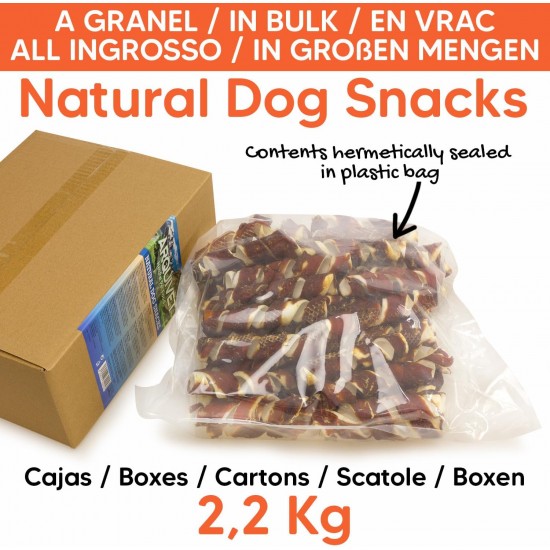 Duck Chew Spiral (Bulk Pack - 2.2kg) - Natural Snacks for Dogs Duck Chew Spiral (Bulk Pack - 2.2kg) - Natural Snacks for Dogs