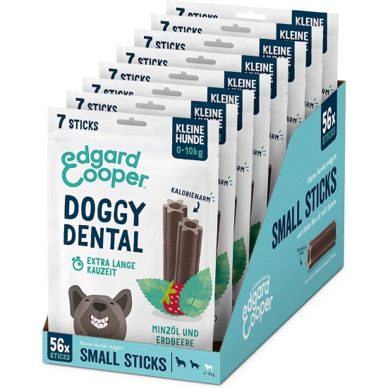 Edgard & Cooper Snacks 56 Dental Stick for Large Dogs Natural 8 x 7 Chew Sticks Dental Care Eucalyptus & Apple, Once Daily, Low Calorie Long Chewing Effective, Fresh Breath Edgard & Cooper Snacks 56 Dental Stick for Large Dogs Natural 8 x 7 Chew Sticks Dental Care Eucalyptus & Apple, Once Daily, Low Calorie Long Chewing Effective, Fresh Breath