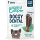 Edgard & Cooper Snacks 56 Dental Stick for Large Dogs Natural 8 x 7 Chew Sticks Dental Care Eucalyptus & Apple, Once Daily, Low Calorie Long Chewing Effective, Fresh Breath