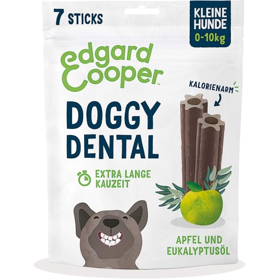 Edgard & Cooper Snacks 56 Dental Stick for Large Dogs Natural 8 x 7 Chew Sticks Dental Care Eucalyptus & Apple, Once Daily, Low Calorie Long Chewing Effective, Fresh Breath Edgard & Cooper Snacks 56 Dental Stick for Large Dogs Natural 8 x 7 Chew Sticks Dental Care Eucalyptus & Apple, Once Daily, Low Calorie Long Chewing Effective, Fresh Breath