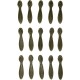 Flamingo Veggie Toothbrush with Apple 7.5 cm Pack of 15 120 g Flamingo Veggie Toothbrush with Apple 7.5 cm Pack of 15 120 g