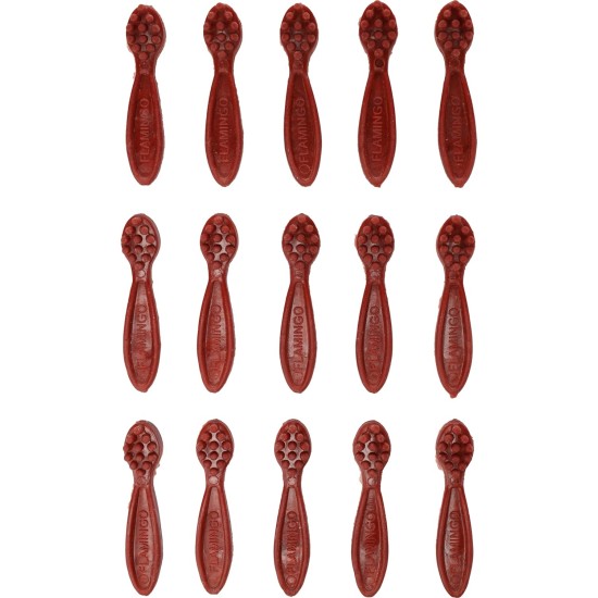 Flamingo Veggie Toothbrush with Strawberry 7.5 cm Pack of 15 120 g Flamingo Veggie Toothbrush with Strawberry 7.5 cm Pack of 15 120 g