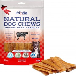 Frigera Neck Tendons 500 g - Natural, Protein-Rich Treats for Dogs, Gluten and Grain-Free, High-Quality Dog Snacks without Additives Frigera Neck Tendons 500 g - Natural, Protein-Rich Treats for Dogs, Gluten and Grain-Free, High-Quality Dog Snacks without Additives