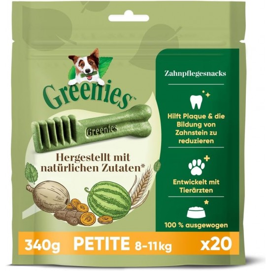 Greenies 100% Natural Snack for Small Dogs 6 x 340g Greenies 100% Natural Snack for Small Dogs 6 x 340g