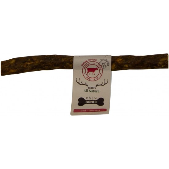 HABA's Natural Chew Rolls for Dogs, Enriched with Pine Nuts, Turmeric and Echinacea, Promotes Dental Health, 46 g, Size S, Natural Colour, Hab Chewbones Model HABA's Natural Chew Rolls for Dogs, Enriched with Pine Nuts, Turmeric and Echinacea, Promotes Dental Health, 46 g, Size S, Natural Colour, Hab Chewbones Model