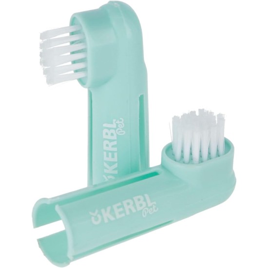 Kerbl Pet Toothbrushes, pair, 6 cm Kerbl Pet Toothbrushes, pair, 6 cm