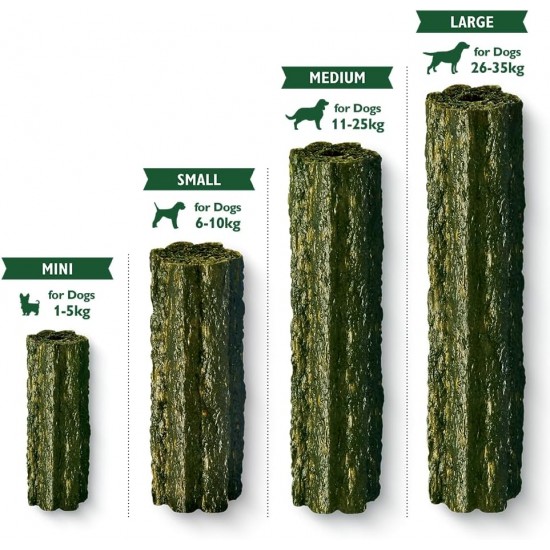 Lily's Kitchen Woofbrush Natural Treats for Adult Dogs Dental Care Chew Snack - Medium Dog (1 Pack of 7 Chews - 28 g) Lily's Kitchen Woofbrush Natural Treats for Adult Dogs Dental Care Chew Snack - Medium Dog (1 Pack of 7 Chews - 28 g)
