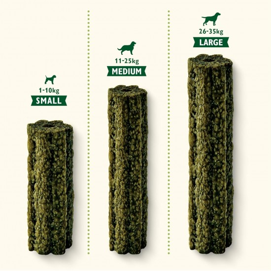 Lily's Kitchen Woofbrush Natural Treats for Adult Dogs Dental Care Chew Snack - Medium Dog (1 Pack of 7 Chews - 28 g) Lily's Kitchen Woofbrush Natural Treats for Adult Dogs Dental Care Chew Snack - Medium Dog (1 Pack of 7 Chews - 28 g)