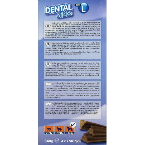Nobby Starsnack Dental Sticks, Medium Nobby Starsnack Dental Sticks, Medium