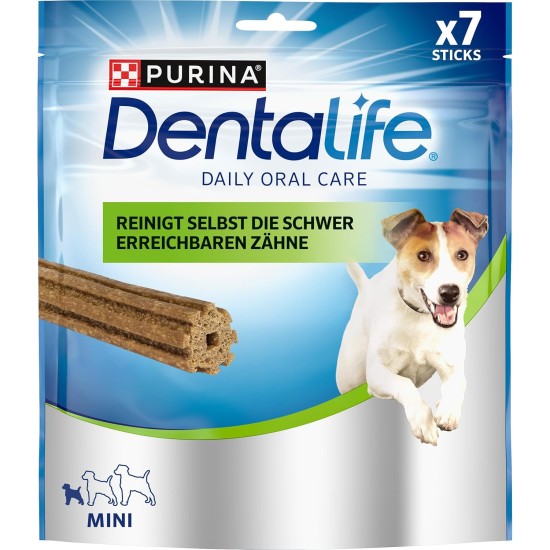 PURINA DENTALIFE Mini Dog Dental Care Snacks Reduce Tartar Formation, Chicken, Small Dogs, 108 Sticks PURINA DENTALIFE Mini Dog Dental Care Snacks Reduce Tartar Formation, Chicken, Small Dogs, 108 Sticks