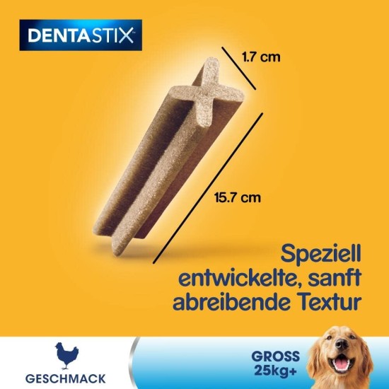 Pedigree DentaStix Daily Oral Care Dental Treat for Medium Dogs - Chicken & Beef Flavoured Dog Treats for Every Day - 1 x 56 Pieces Pedigree DentaStix Daily Oral Care Dental Treat for Medium Dogs - Chicken & Beef Flavoured Dog Treats for Every Day - 1 x 56 Pieces