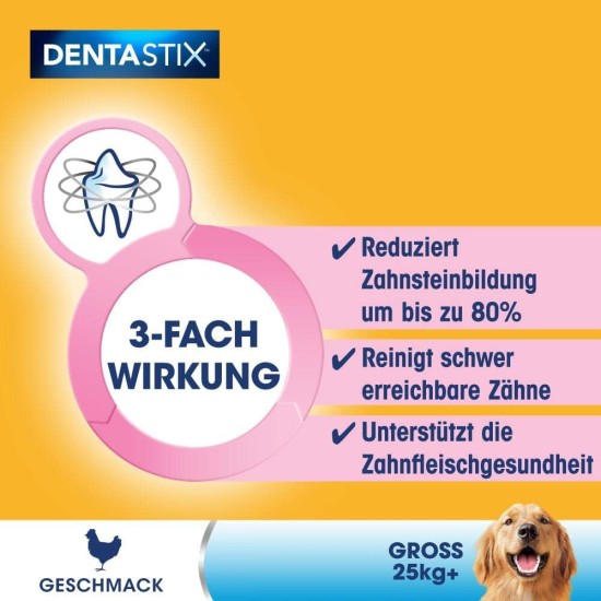 Pedigree DentaStix Daily Oral Care Dental Treat for Medium Dogs - Chicken & Beef Flavoured Dog Treats for Every Day - 1 x 56 Pieces Pedigree DentaStix Daily Oral Care Dental Treat for Medium Dogs - Chicken & Beef Flavoured Dog Treats for Every Day - 1 x 56 Pieces