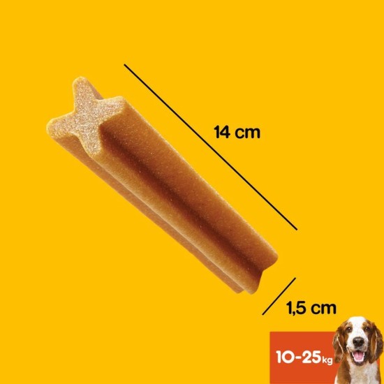 Pedigree DentaStix Daily Oral Care Dental Treat for Medium Dogs - Chicken & Beef Flavoured Dog Treats for Every Day - 1 x 56 Pieces Pedigree DentaStix Daily Oral Care Dental Treat for Medium Dogs - Chicken & Beef Flavoured Dog Treats for Every Day - 1 x 56 Pieces