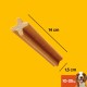 Pedigree DentaStix Daily Oral Care Dental Treat for Medium Dogs - Chicken & Beef Flavoured Dog Treats for Every Day - 1 x 56 Pieces
