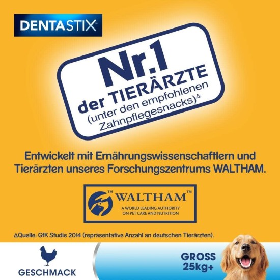 Pedigree DentaStix Daily Oral Care Dental Treat for Medium Dogs - Chicken & Beef Flavoured Dog Treats for Every Day - 1 x 56 Pieces Pedigree DentaStix Daily Oral Care Dental Treat for Medium Dogs - Chicken & Beef Flavoured Dog Treats for Every Day - 1 x 56 Pieces