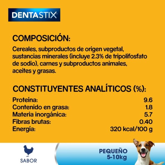 Pedigree DentaStix Daily Oral Care Small Dog Dental Treat - Chicken & Beef Flavoured Dog Treats for Every Day - 1 x 56 Pieces Pedigree DentaStix Daily Oral Care Small Dog Dental Treat - Chicken & Beef Flavoured Dog Treats for Every Day - 1 x 56 Pieces