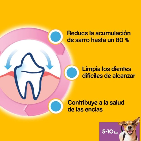 Pedigree DentaStix Daily Oral Care Small Dog Dental Treat - Chicken & Beef Flavoured Dog Treats for Every Day - 1 x 56 Pieces Pedigree DentaStix Daily Oral Care Small Dog Dental Treat - Chicken & Beef Flavoured Dog Treats for Every Day - 1 x 56 Pieces