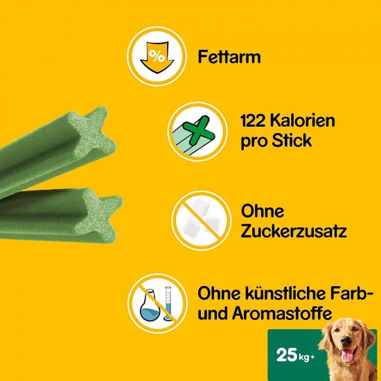 Pedigree DentaStix Fresh dog treats for large dogs, chewing tartar, for healthy teeth and a fresh breath, pack of 10 (10 x 7 pieces) Pedigree DentaStix Fresh dog treats for large dogs, chewing tartar, for healthy teeth and a fresh breath, pack of 10 (10 x 7 pieces)