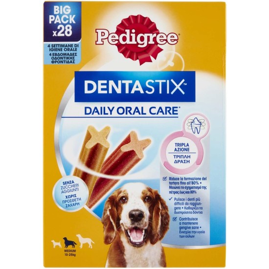 Pedigree Dentastix Daily Oral Care for Caner Size Medium Big Pack with 28 Stix Pedigree Dentastix Daily Oral Care for Caner Size Medium Big Pack with 28 Stix