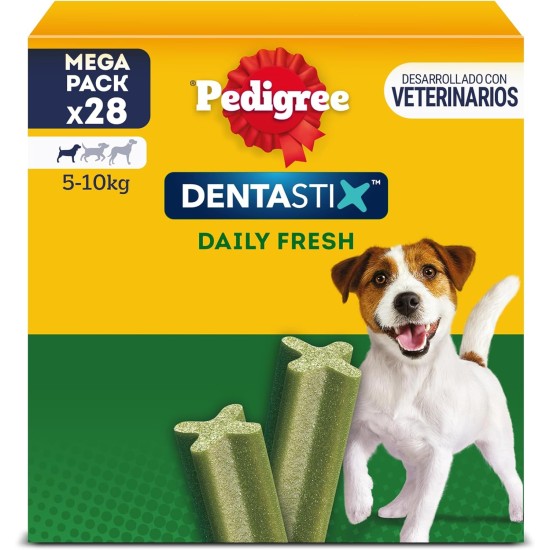 Pedigree Dentastix Fresh 112 Oral Hygiene Snack (Small Dog 5-10 kg) 440 g 28 Pieces - 4 Packs of 28 (112 Total)