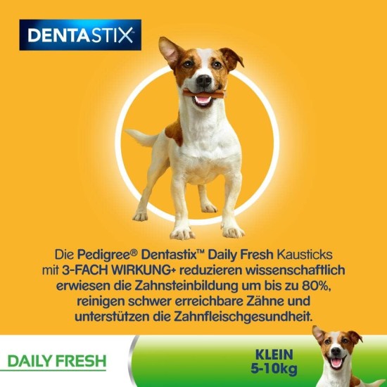 Pedigree Dog Snacks Dog Treats Dentastix Daily Fresh Dental Care, 4 x (4 x 7 Sticks / 110 g), 1.76 kg Pedigree Dog Snacks Dog Treats Dentastix Daily Fresh Dental Care, 4 x (4 x 7 Sticks / 110 g), 1.76 kg