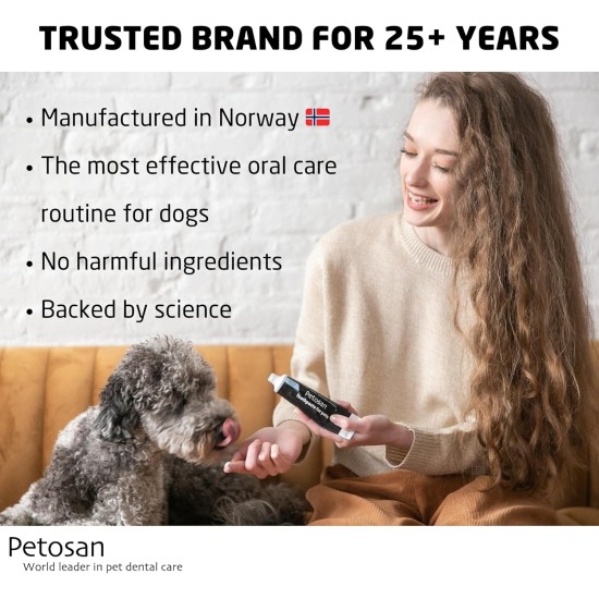 Petosan Pet Dental Kit, Double Headed Toothbrush and Toothpaste Petosan Pet Dental Kit, Double Headed Toothbrush and Toothpaste
