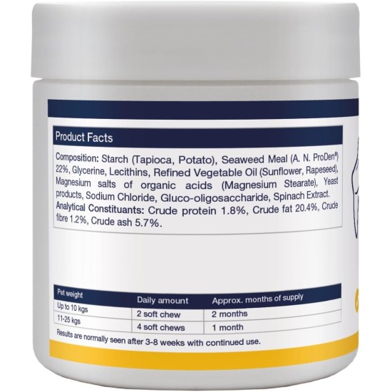 ProDen PlaqueOff 60 Soft Chew Sweets | 100% Natural Plaque, Tartar and Bad Breath Remover for Large Dogs | Works Systemically, Not by Abrasion or Chewing ProDen PlaqueOff 60 Soft Chew Sweets | 100% Natural Plaque, Tartar and Bad Breath Remover for Large Dogs | Works Systemically, Not by Abrasion or Chewing