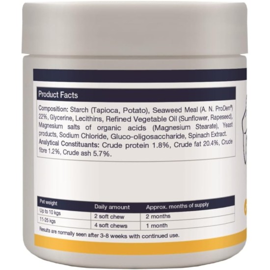 ProDen PlaqueOff 60 Soft Chew Sweets | 100% Natural Plaque, Tartar and Bad Breath Remover for Large Dogs | Works Systemically, Not by Abrasion or Chewing ProDen PlaqueOff 60 Soft Chew Sweets | 100% Natural Plaque, Tartar and Bad Breath Remover for Large Dogs | Works Systemically, Not by Abrasion or Chewing